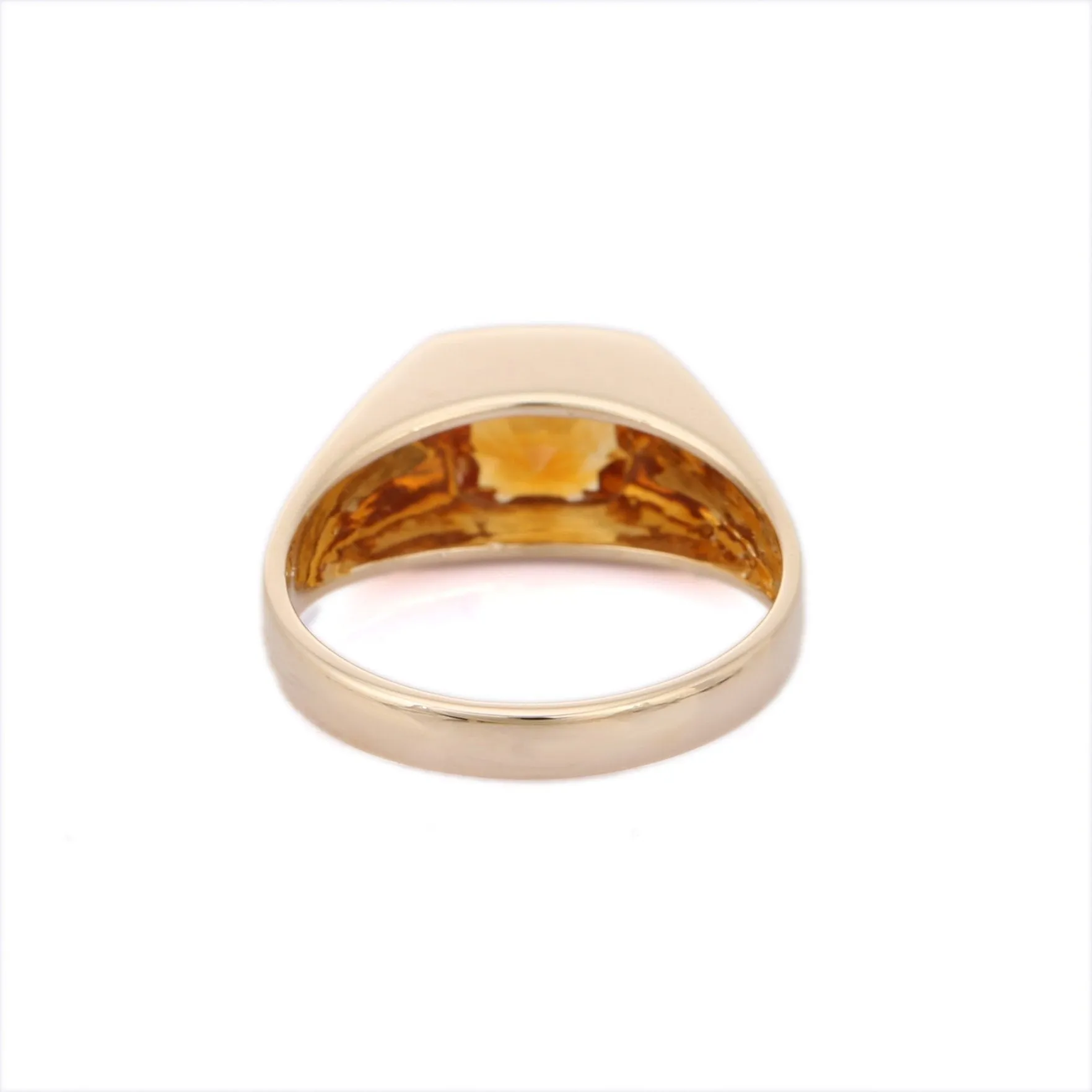 14K Yellow Gold Citrine Ring