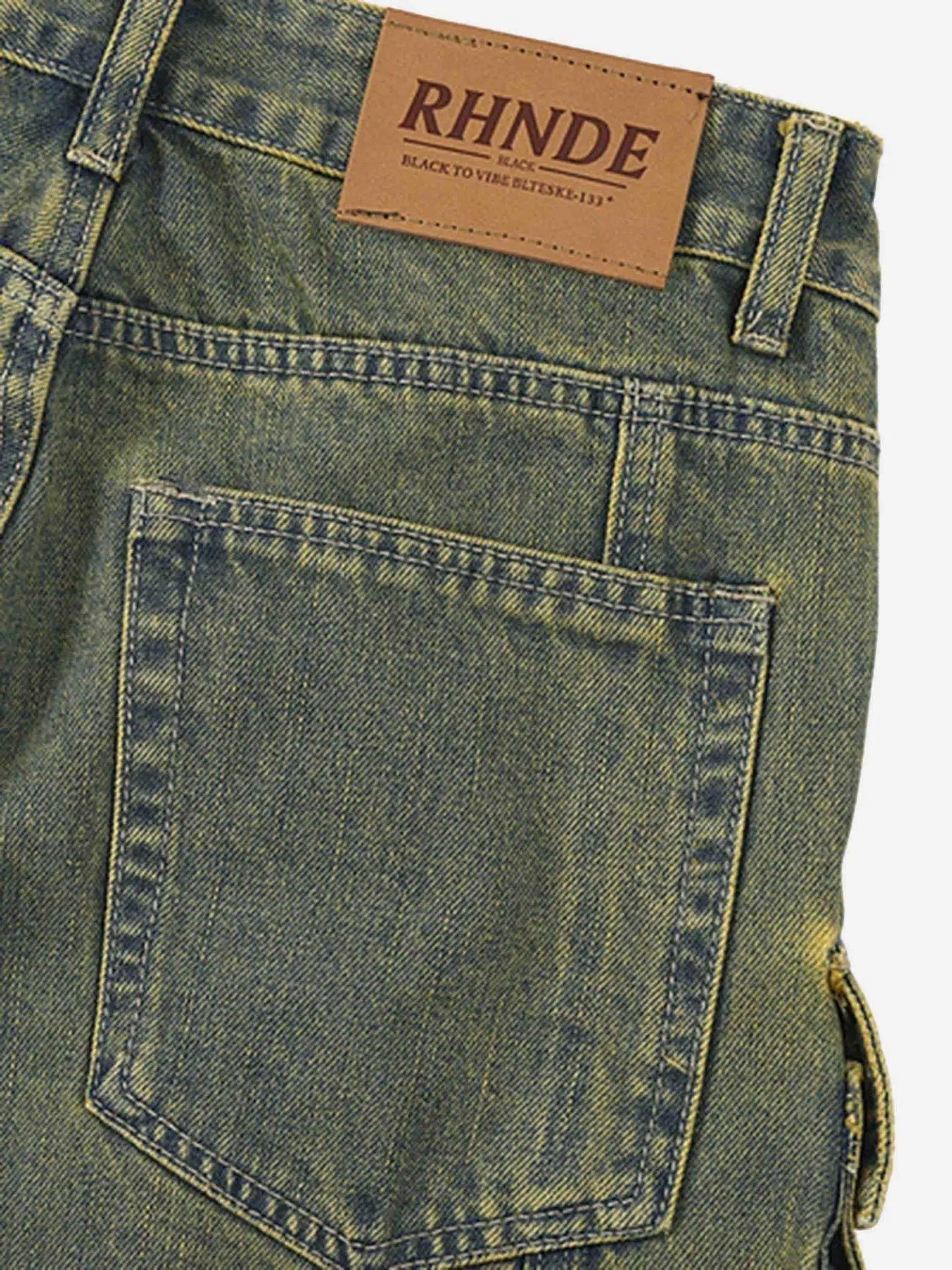 1984 Multi-Pocket Workwear Loose Jeans - 1789