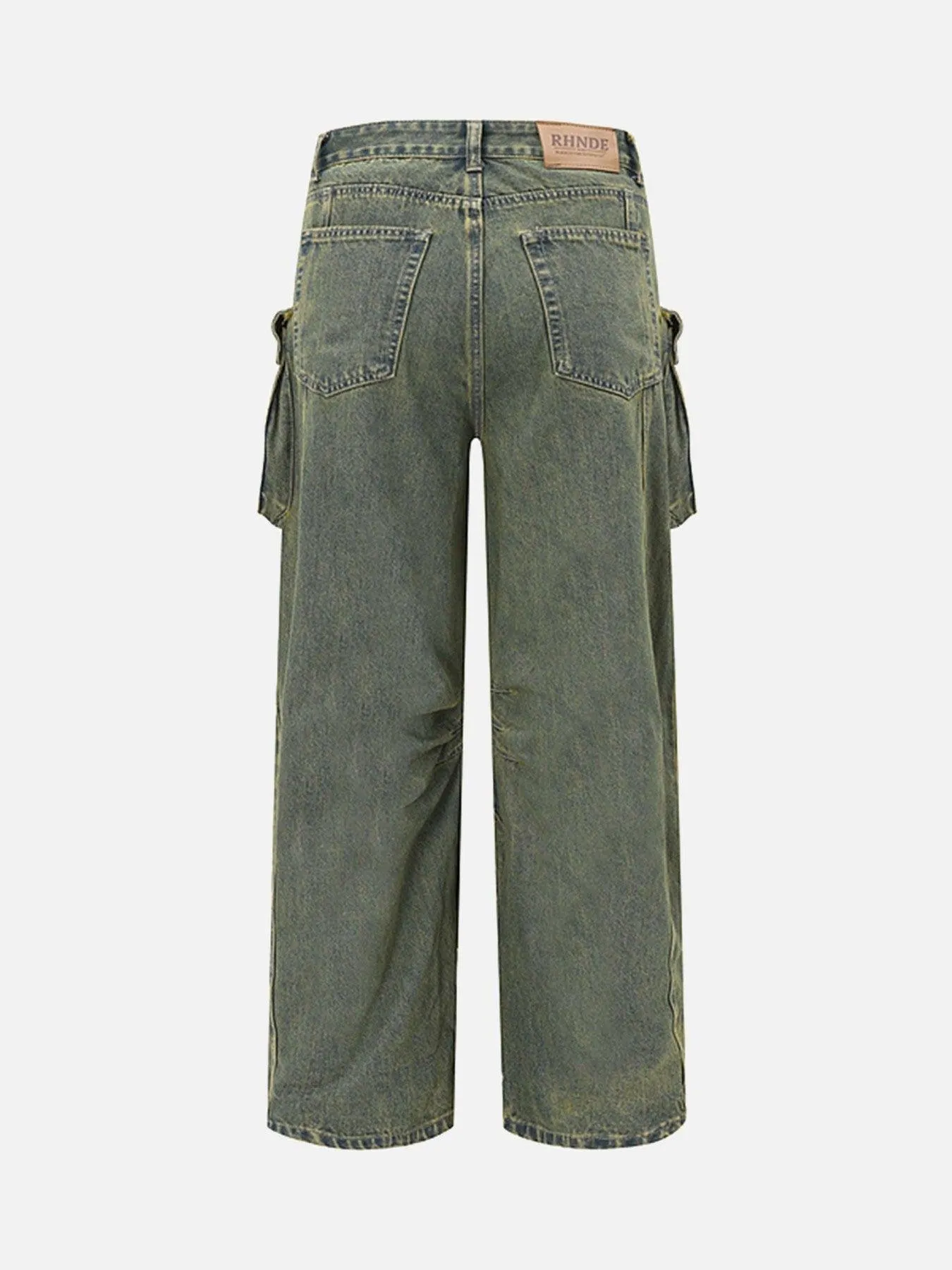 1984 Multi-Pocket Workwear Loose Jeans - 1789