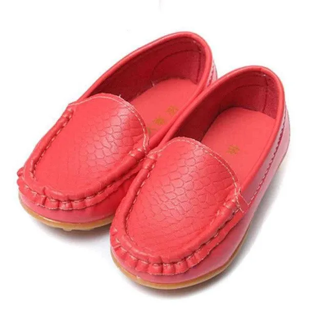 2015 Hot Sale New Children Shoes Kids Sneakers Flats With Boys And Girls Soft Leather Running Shoes Size 21-30  Free Shipping