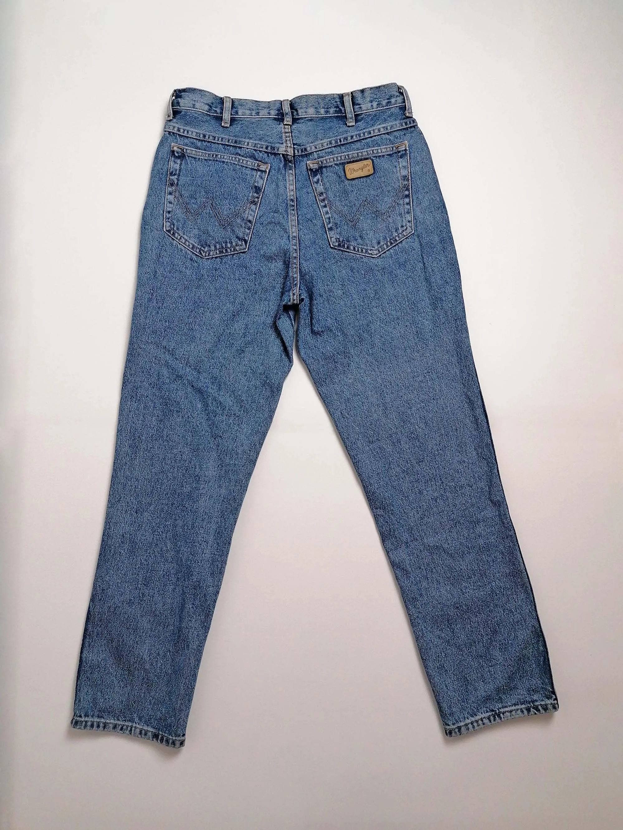 90's WRANGLER Stonewash Jeans Men Regular Fit ~ W 33 - 34/ L 32