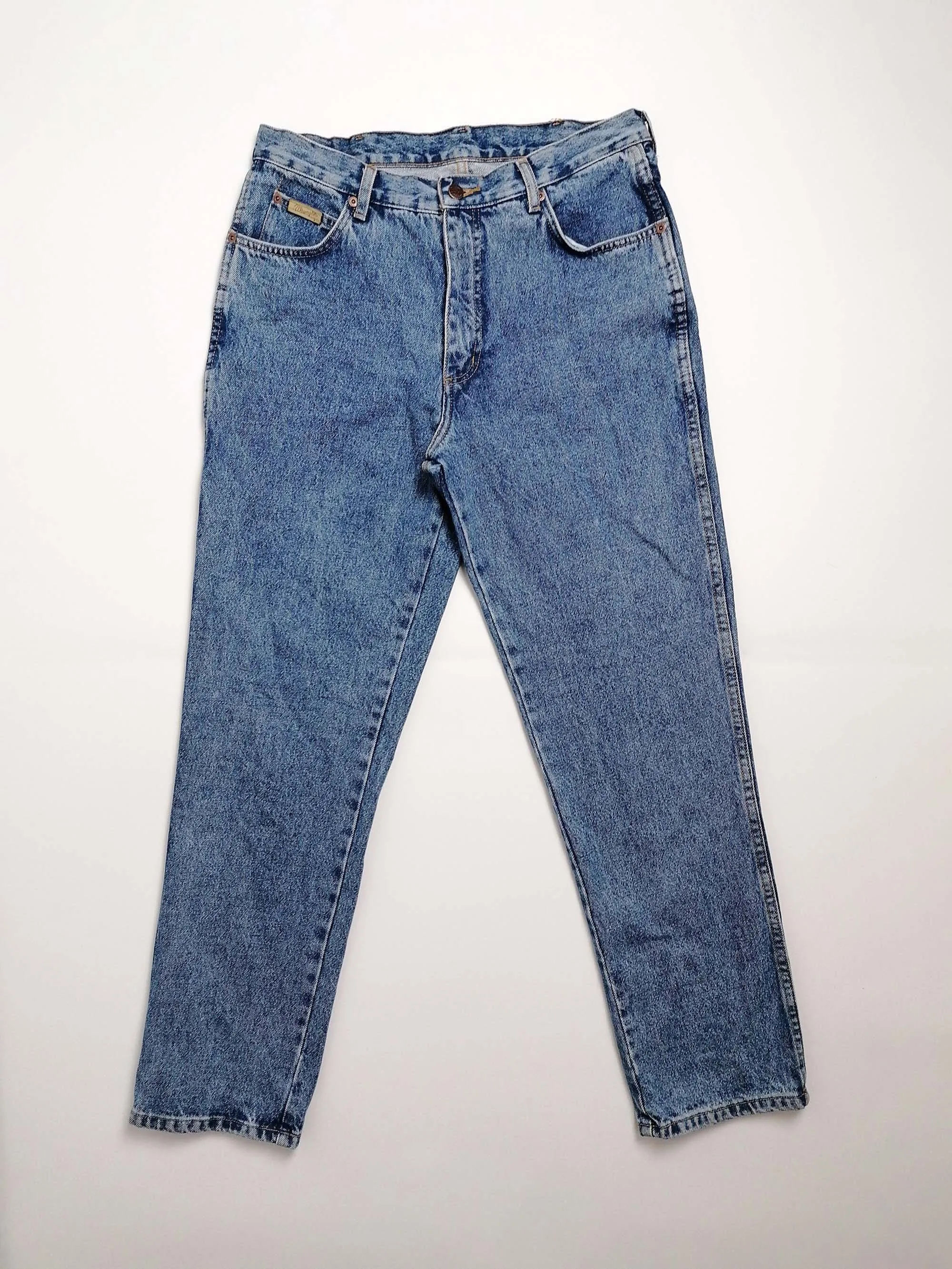 90's WRANGLER Stonewash Jeans Men Regular Fit ~ W 33 - 34/ L 32