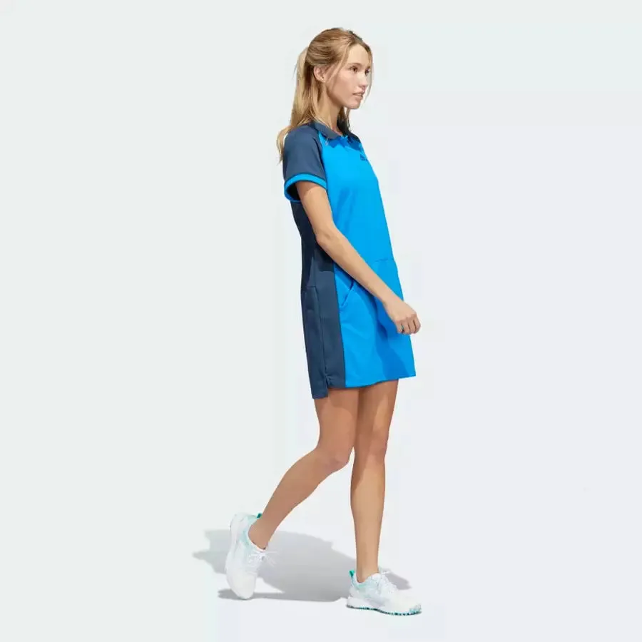 Adidas Ladies Colorblock Dress - Blue