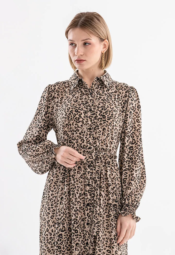 All Over Tiger Print Dress