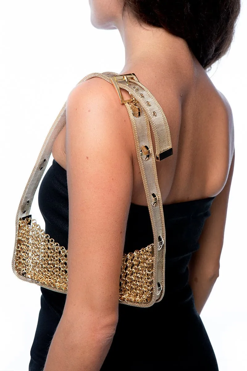 AUSTIN GOLD CHAIN BAG