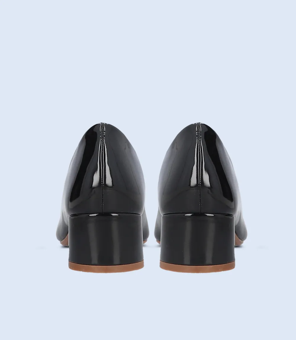 BW8625-BLACK-Women Casual Court Shoes