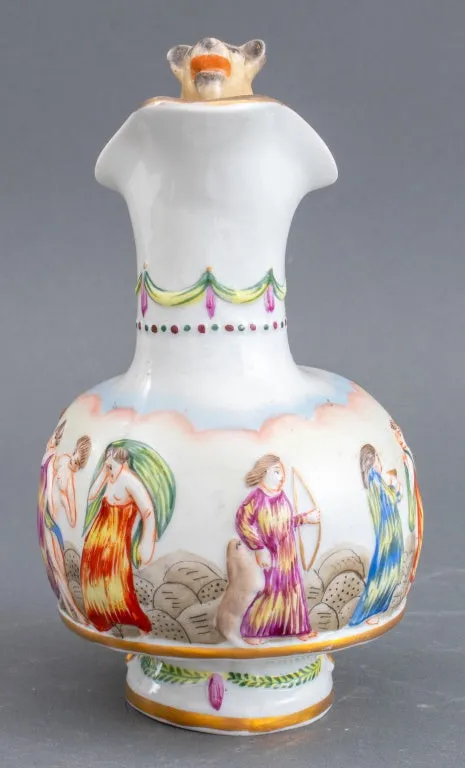 Capodimonte Style Figural Pitcher