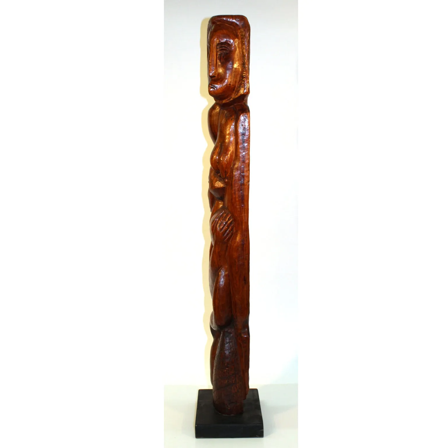 Clara Shainess 1940s Carved Wood Sculpture