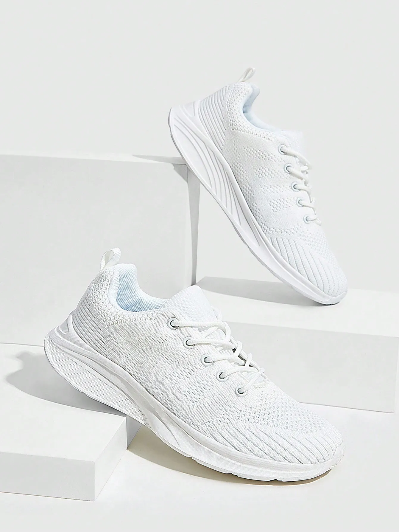 CUCCOO BASICS Ladies' Casual Outdoor Lightweight Running Sports White Shoes All Seasons Plain For Summer Vacation Shoes Summer Sale Sports Shoes Casual Shoes