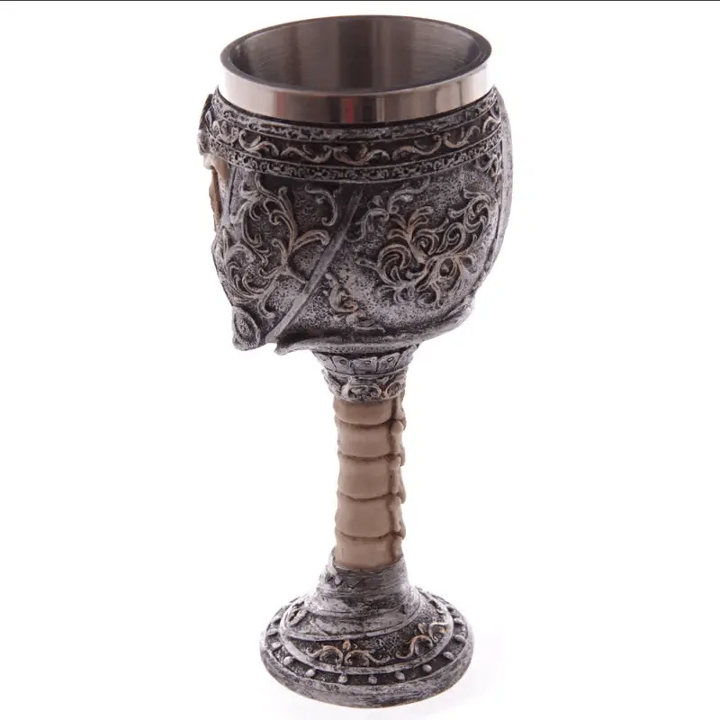 Decorative Skull Warrior Goblet