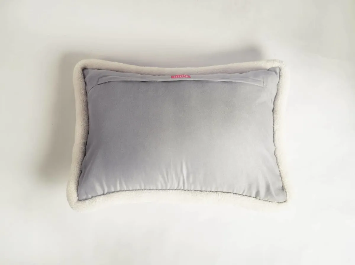 Grey, cushion cover, printed pillow, nordic style, scandinavian pillow, 14X21 inches