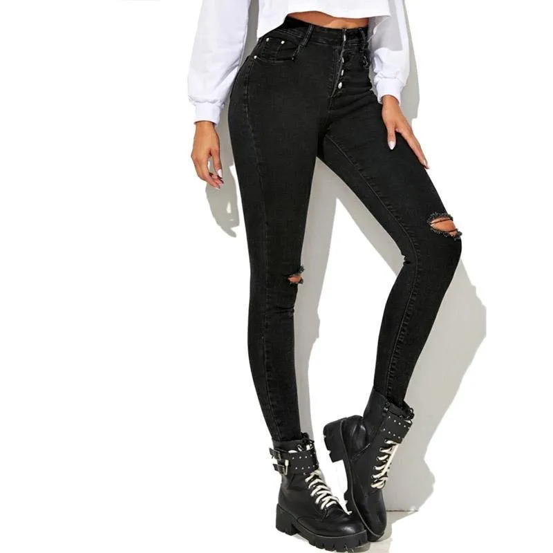 High Waist Skinny Jeans