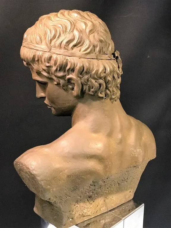 Italian Terracotta Bust of a Roman Youth