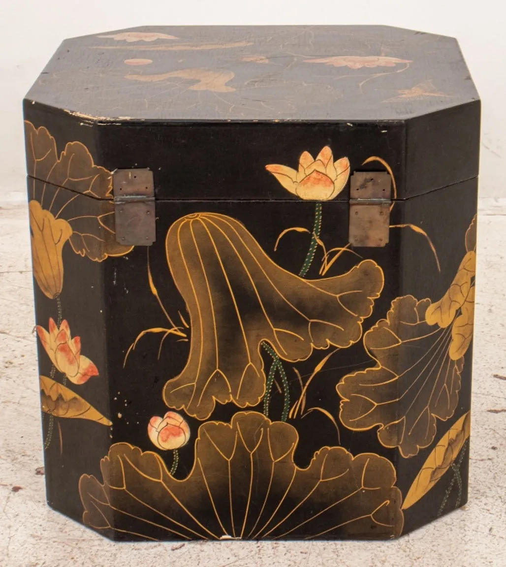 Japanese Faux Lacquer Storage Box