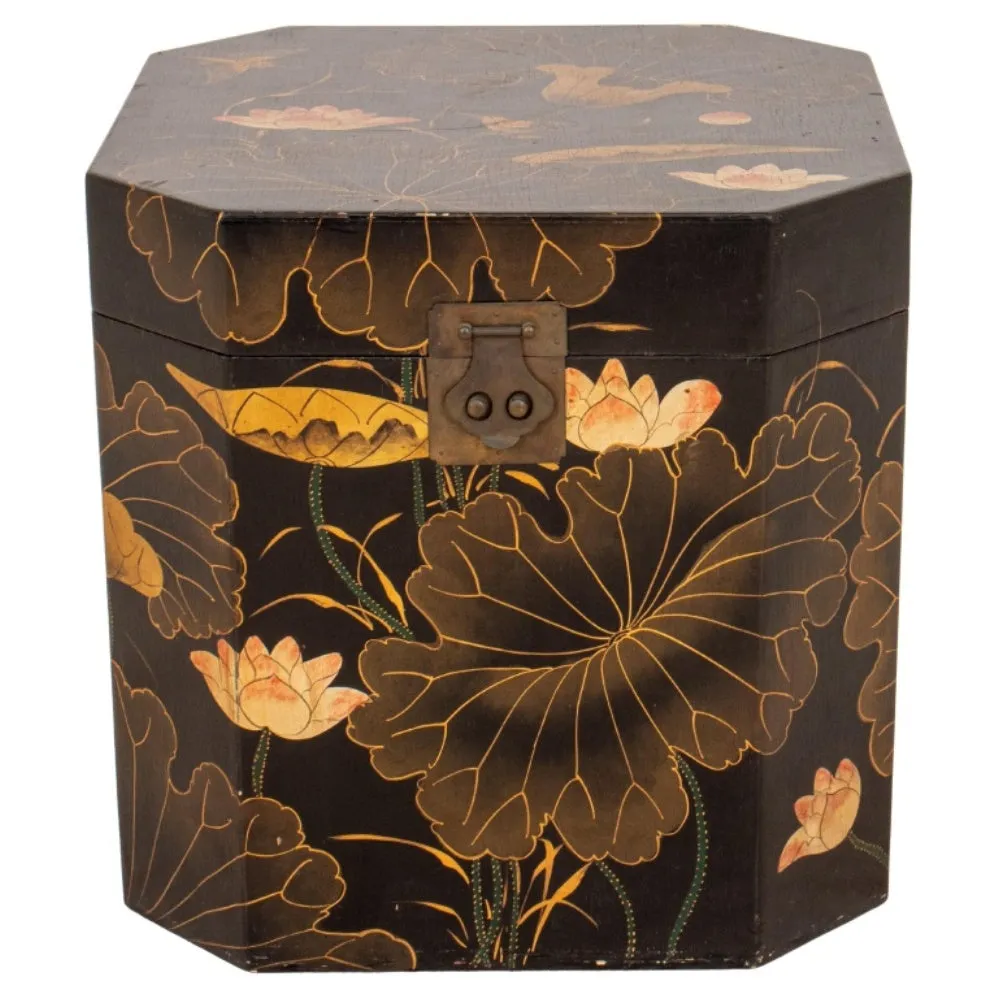 Japanese Faux Lacquer Storage Box