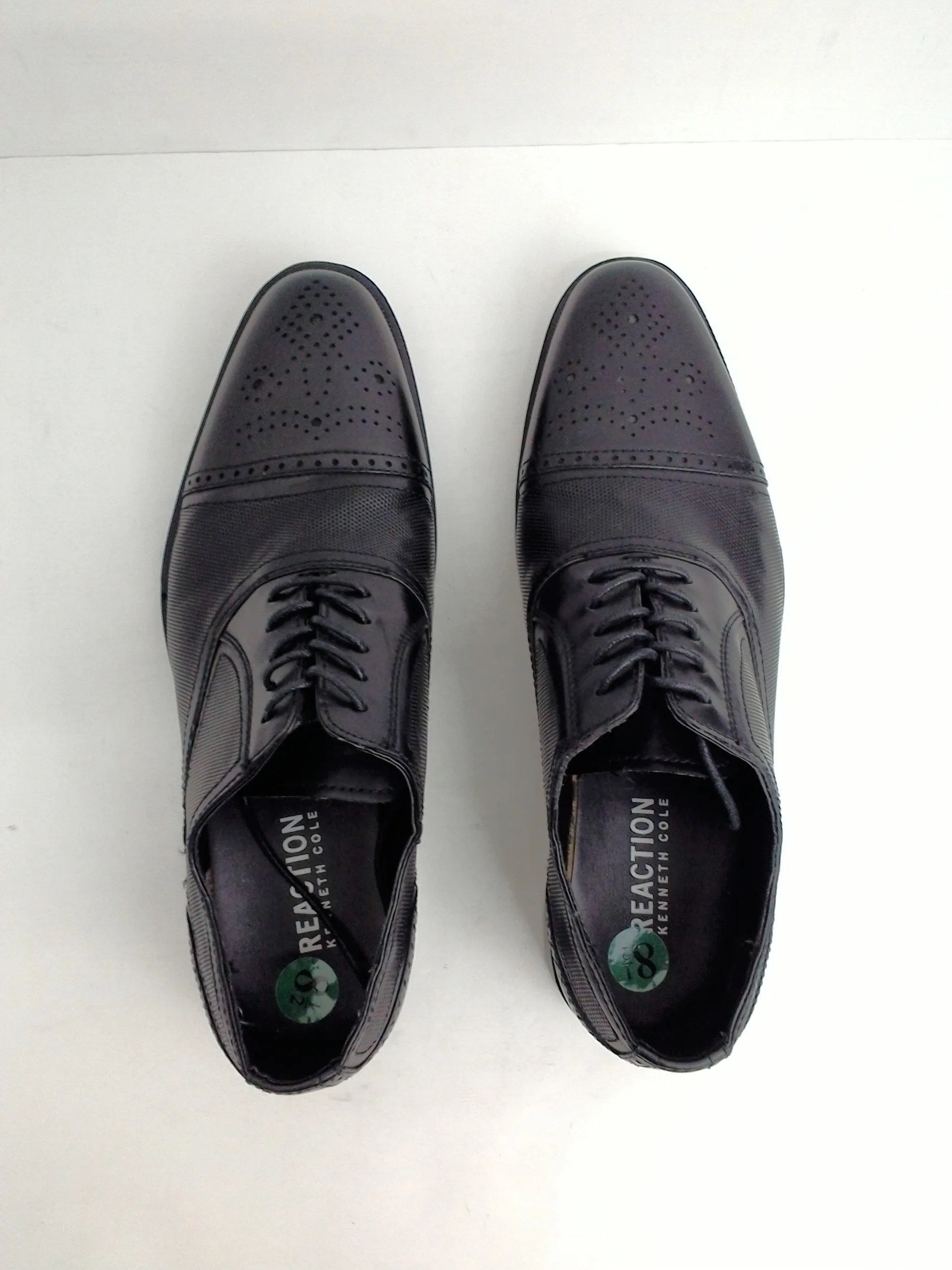 Kenneth Cole Reaction Men's Black Zac Lace Up Size 8.5