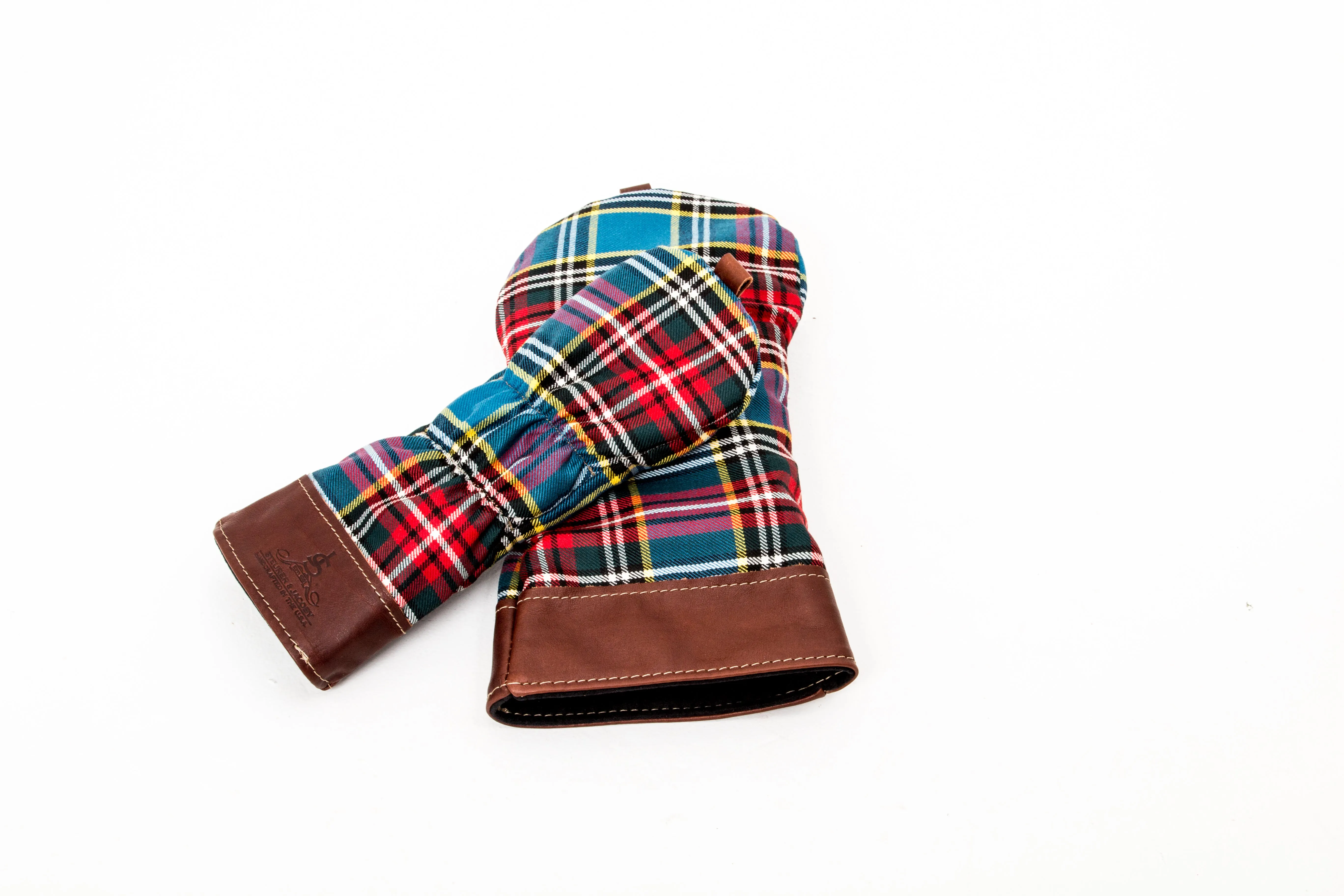 Leather & Wool Tartan Head Cover