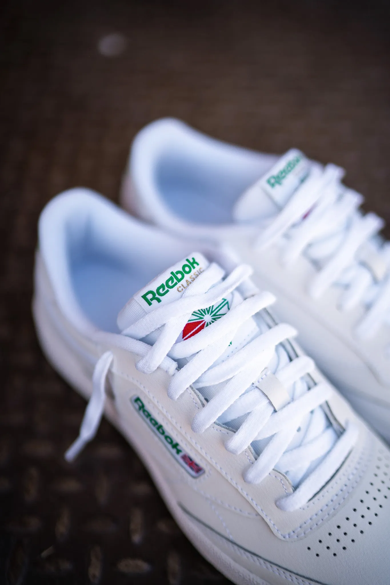 Mens Reebok Club C 85 (White/Green)