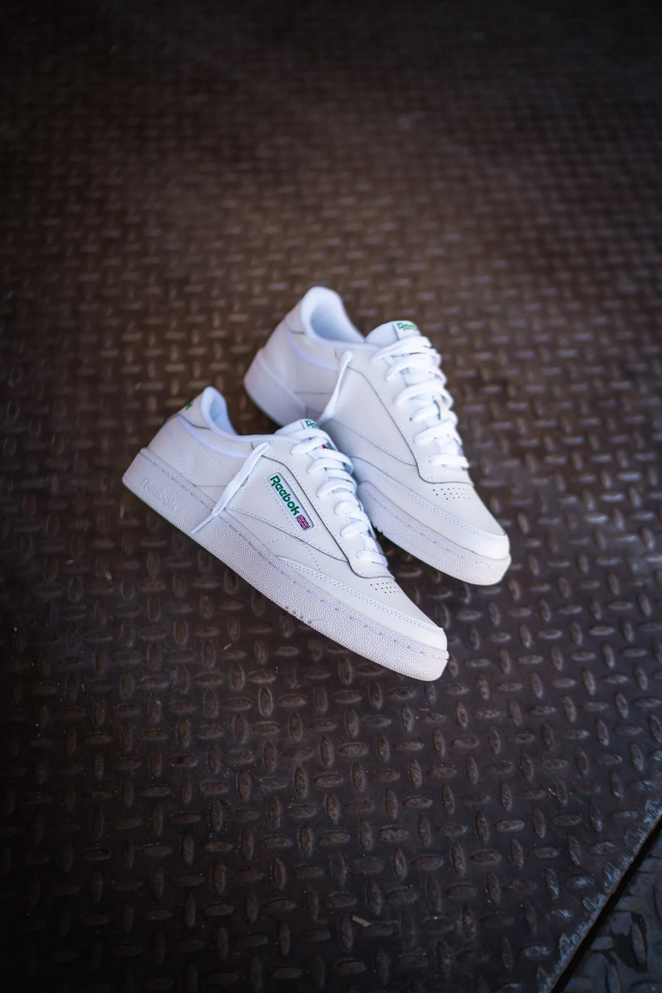 Mens Reebok Club C 85 (White/Green)