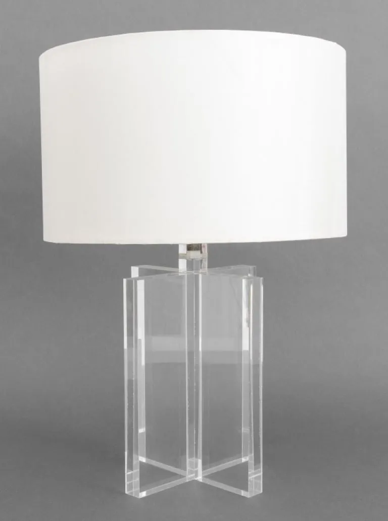 Modern Rectangular Acrylic Table Lamp