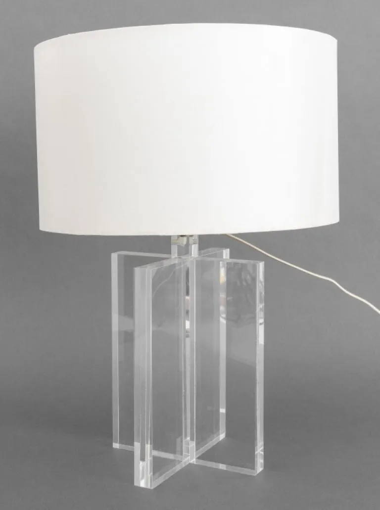 Modern Rectangular Acrylic Table Lamp