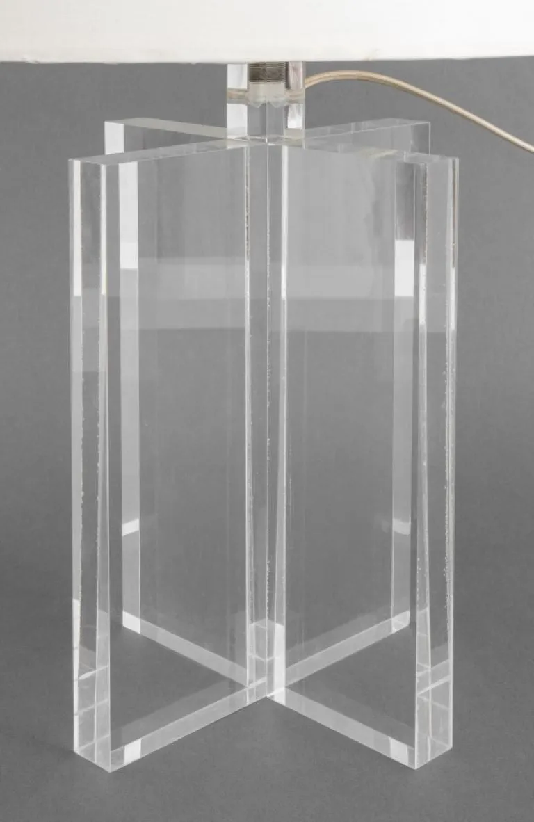 Modern Rectangular Acrylic Table Lamp