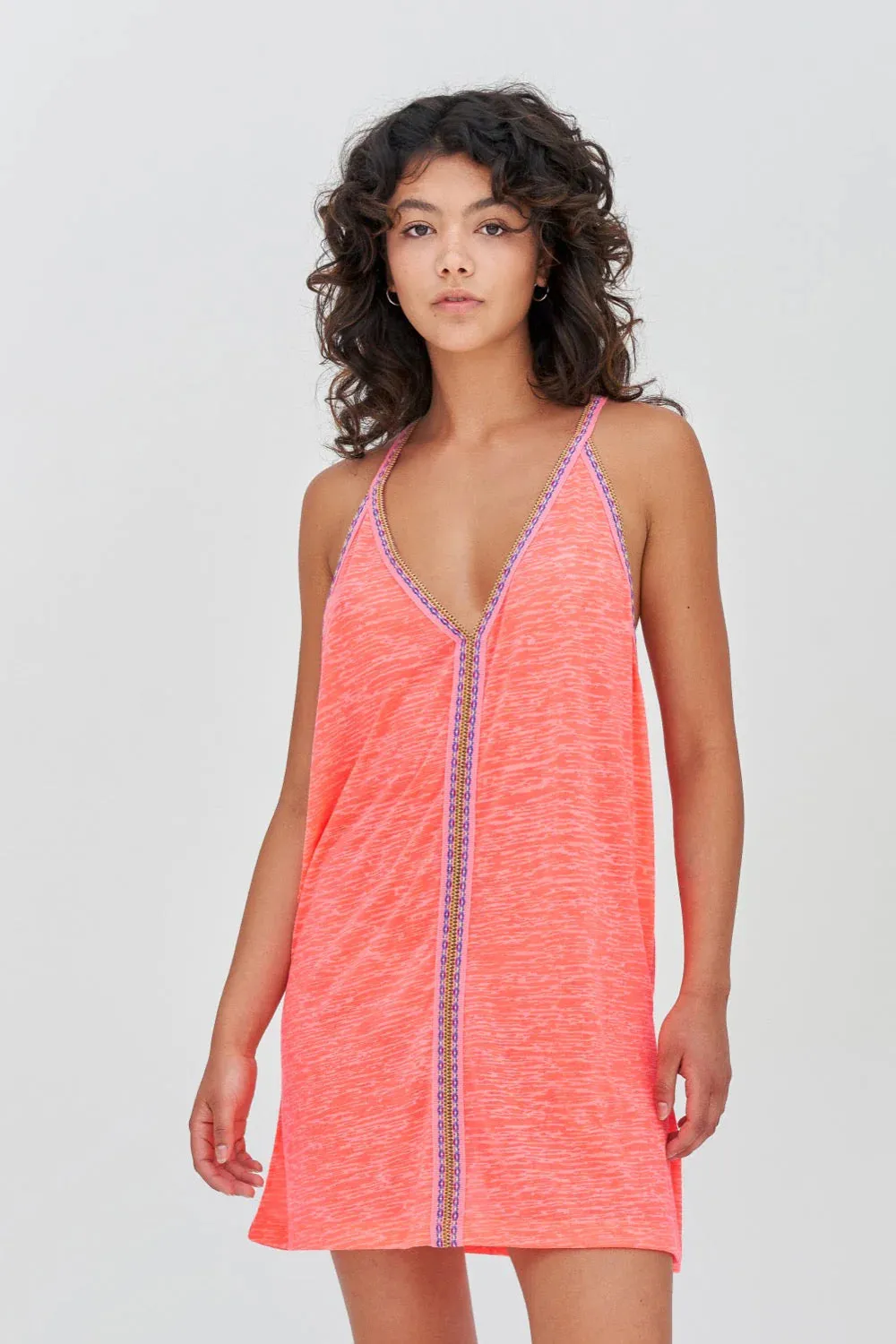 PITUSA Mini Sundress | Hot Pink