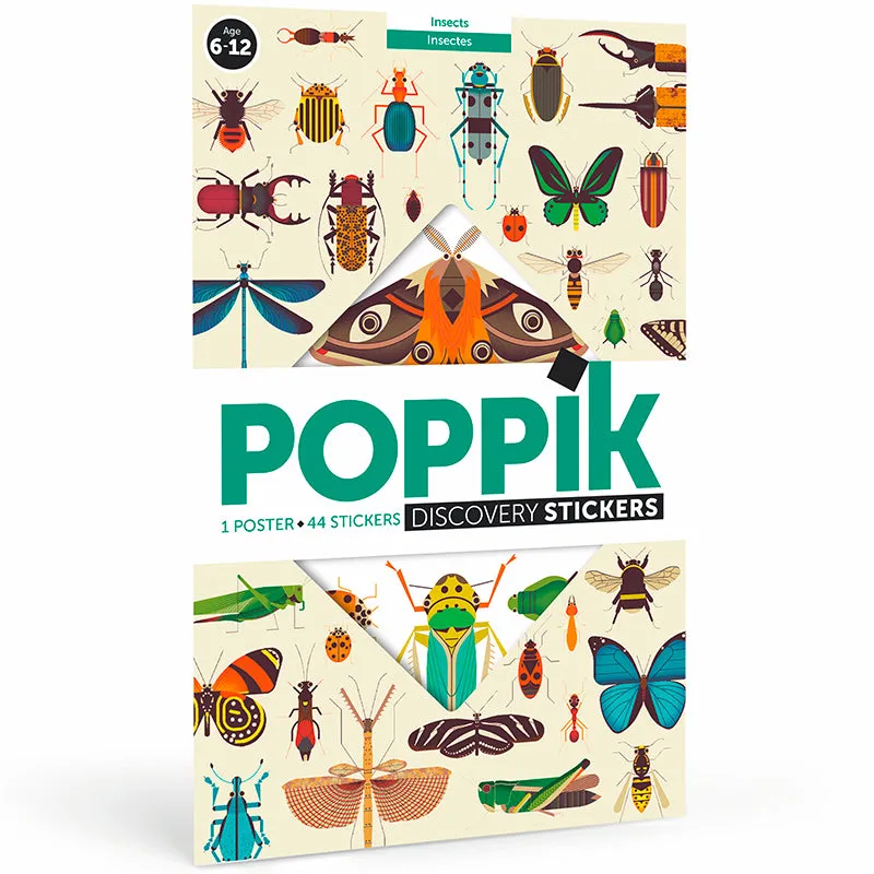 Poppik Discovery Sticker Poster - Insects