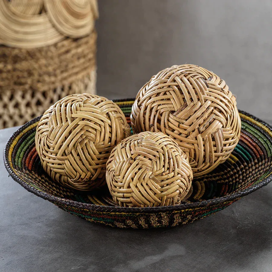 Rattan Fill Decorative Ball