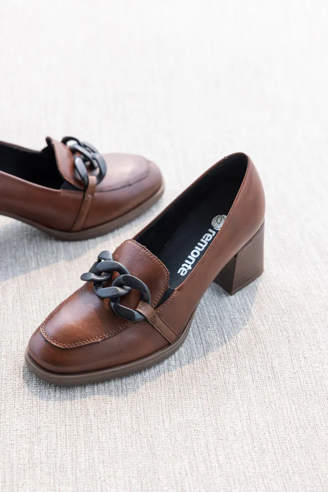 Remonte Trouser Shoes Brown Leather Work Shoes D0V00-22 sale