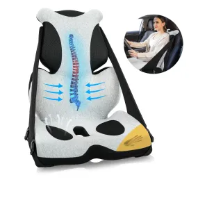 Snailax Memory Foam Office Chair Cushion with Lumbar Support Pillow to Improve Posture, Sciatica, Hip & Back Coccyx Tailbone Pain Relief - SL-230