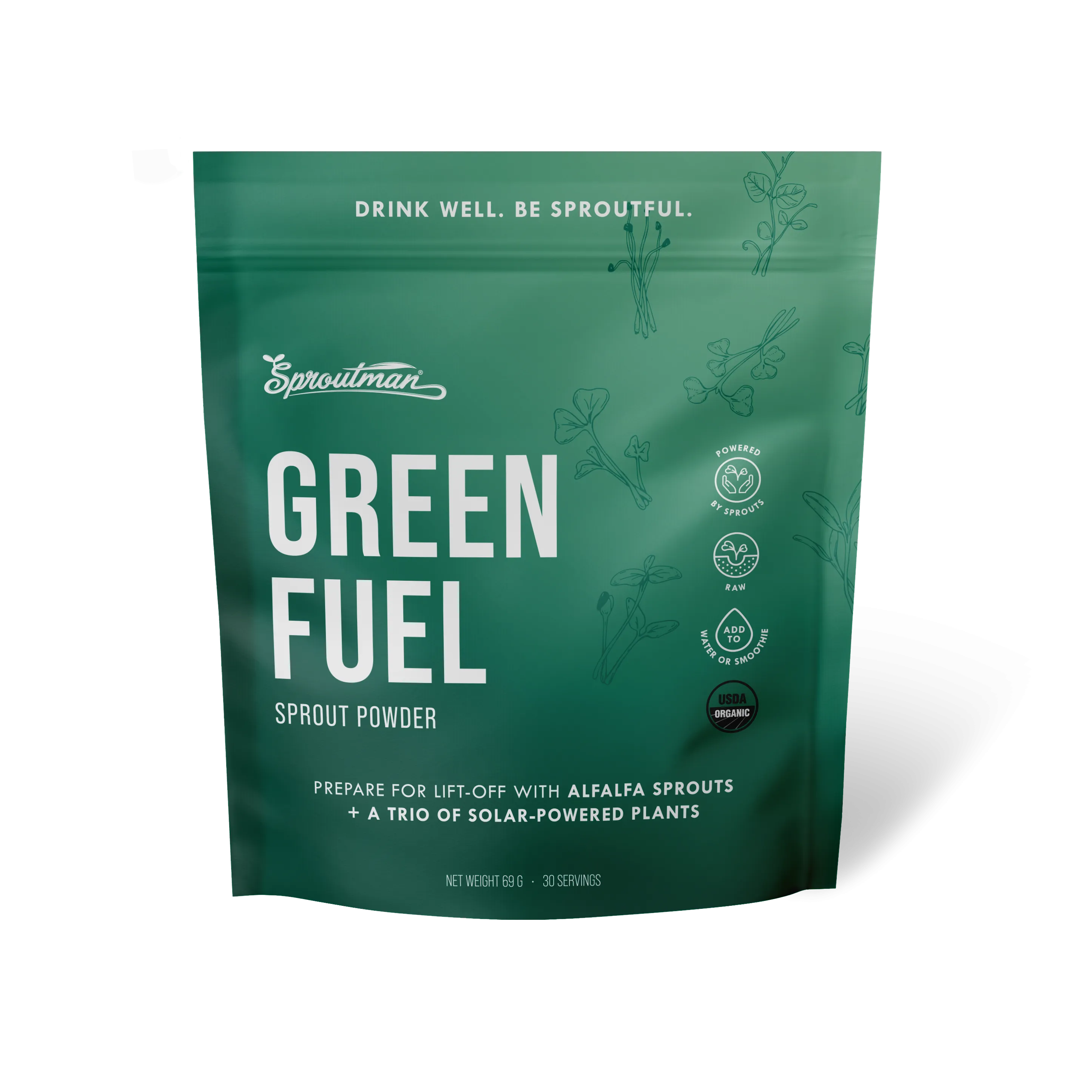 Sproutman Green Fuel Sprout Powder (30 Servings)