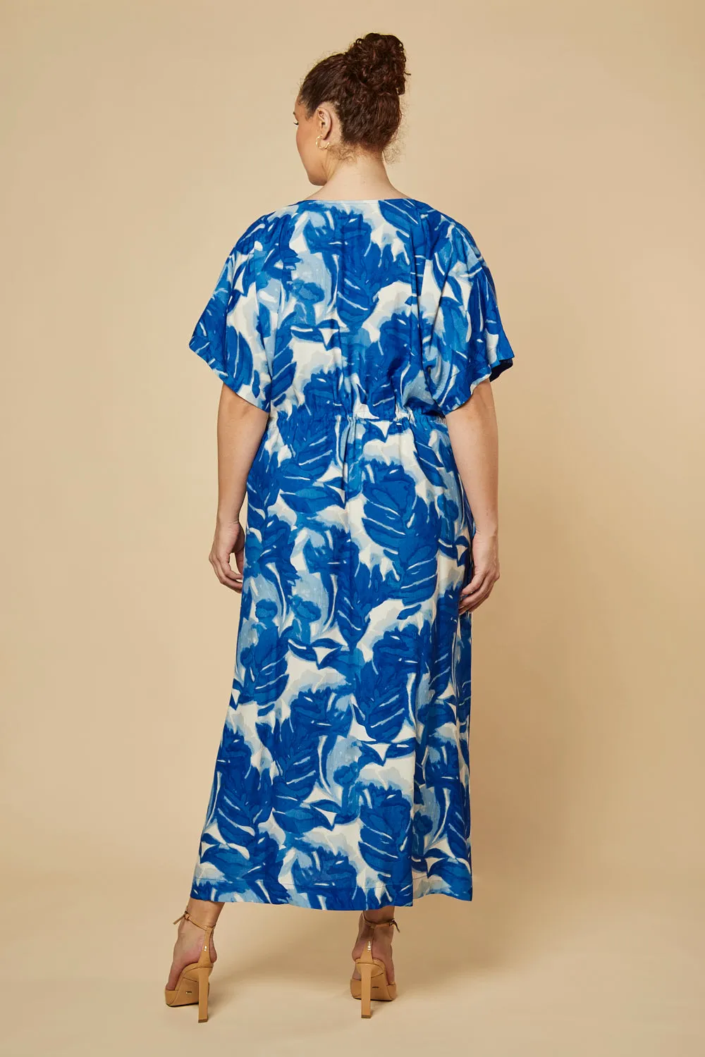 Tasha Maxi Kaftan Dress in Bora Bora