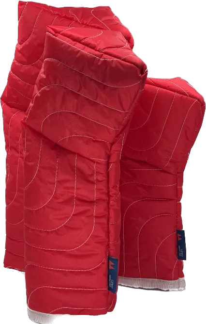 Topo Quilted Covers- RED- DR, FW, HY