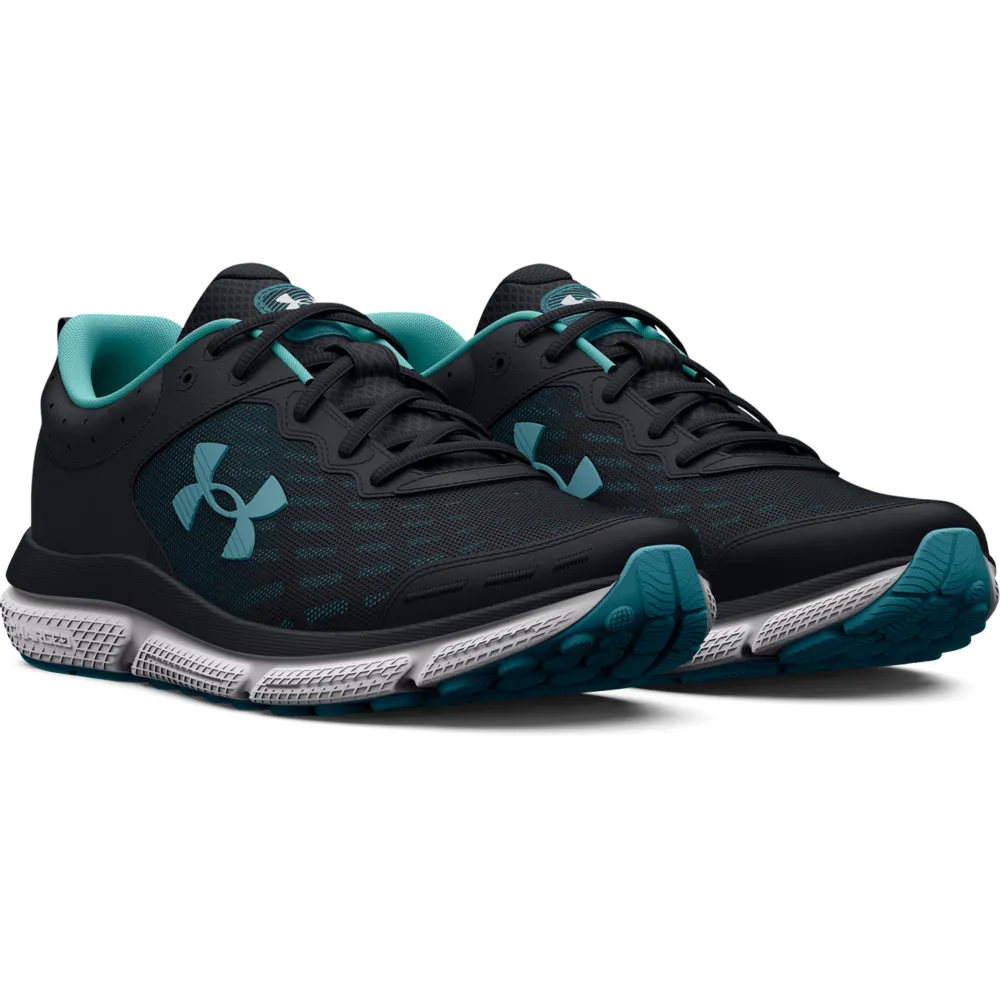 'Under Armour' Women's Charged Assert 10 - Black / Still Water / Halo Grey