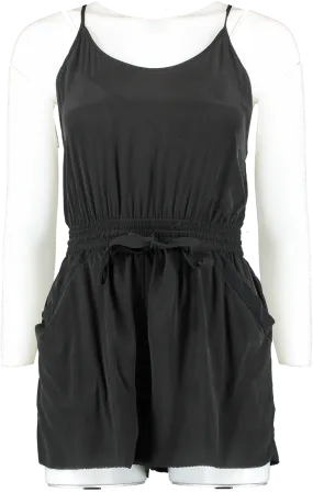 wilfred Black Strappy Midi Dress UK S